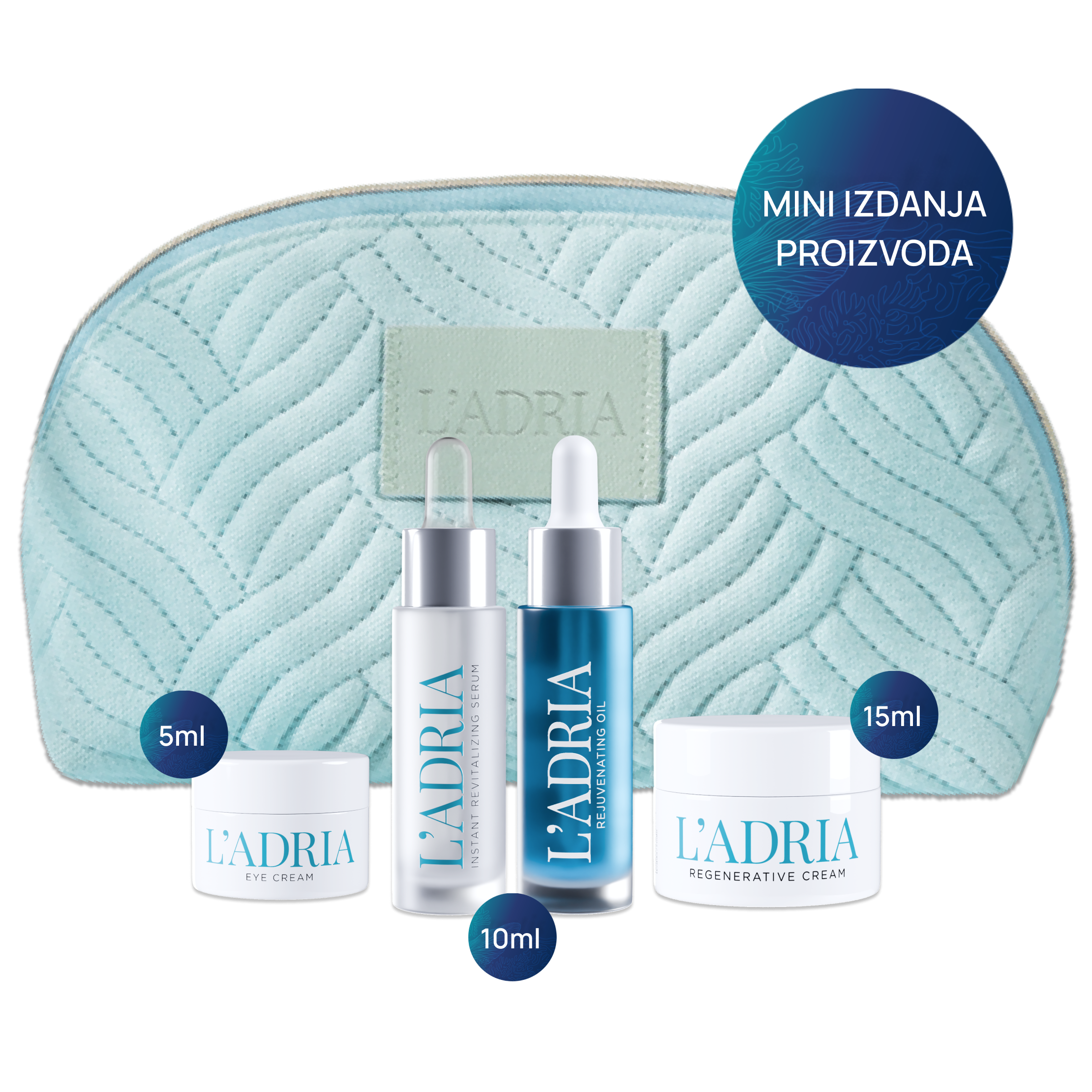 L'ADRIA Travel Essentials for DRY SKIN