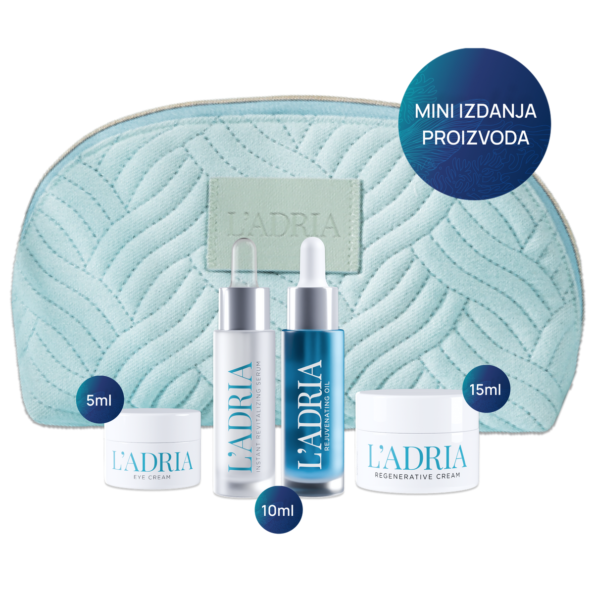 L'ADRIA Travel Essentials for DRY SKIN